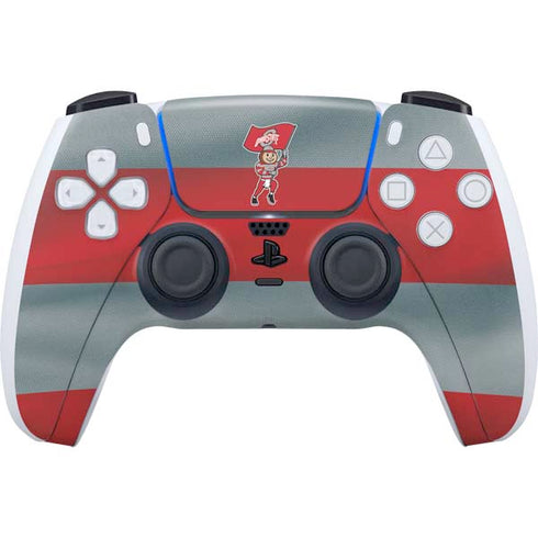 Ohio State University OSU Buckeyes Flag PS5 Controller Skin